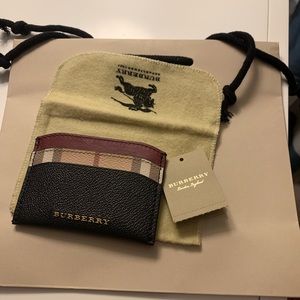 Burberry card holder.